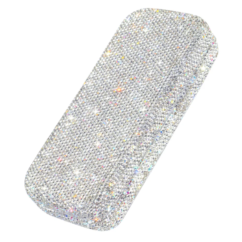 Автомобильный чехол для очков мягкий твердый корпус чехлы со стразами женские