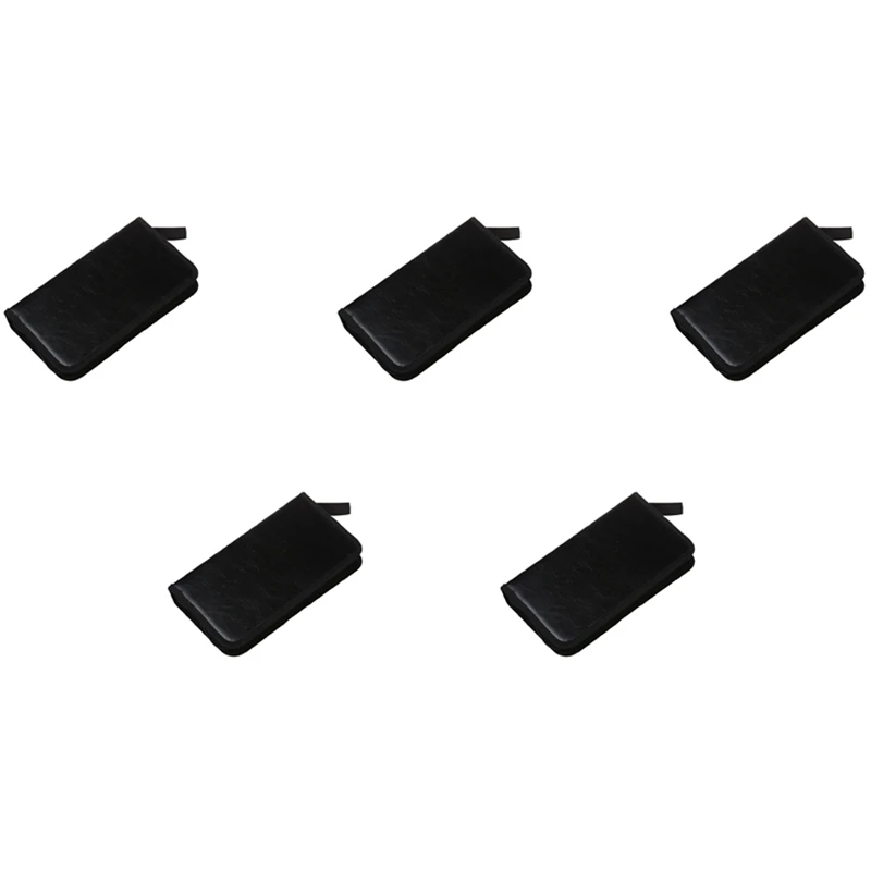 

5X 80 VCD DVD CD искусственная кожа фотодержатель Органайзер черный