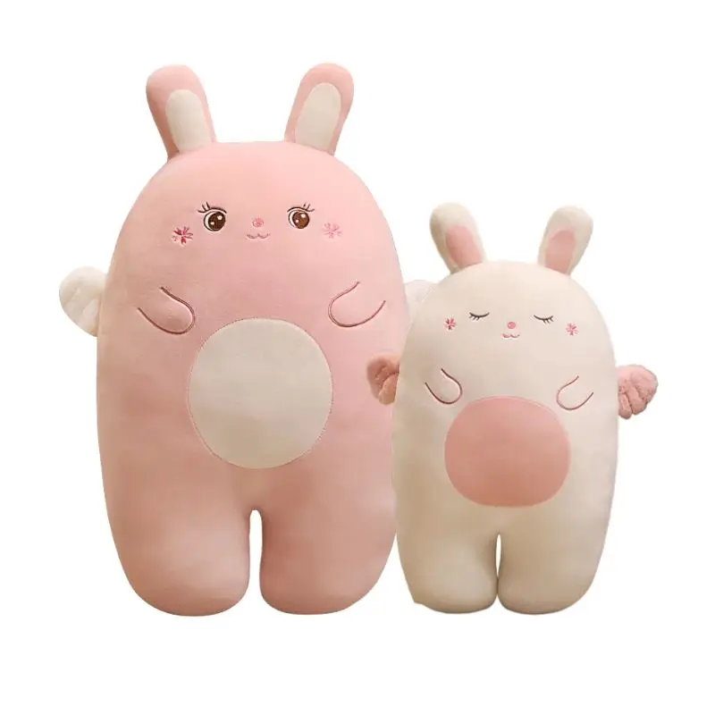 

65/95CM Cute Sakura angel rabbit plush toys Bunny Stuffed Plush Animal Baby Toys high quality accompany sleep toy gifts For kids