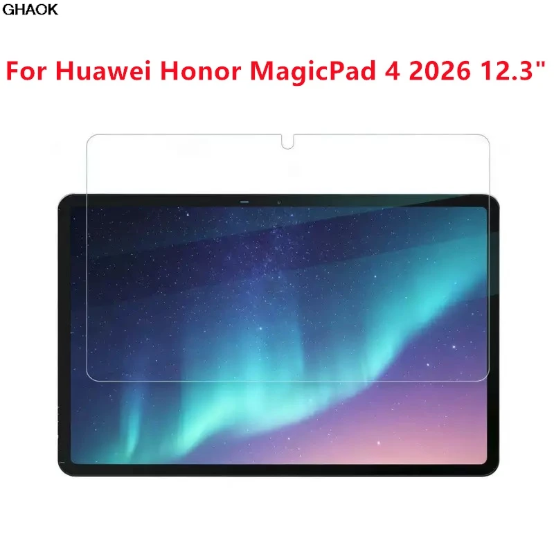 Фото Защитная пленка из закаленного стекла для Huawei Honor MagicPad 4 2026, 12,3 дюйма, защита от царапин, без пузырьков, 3 шт. №1