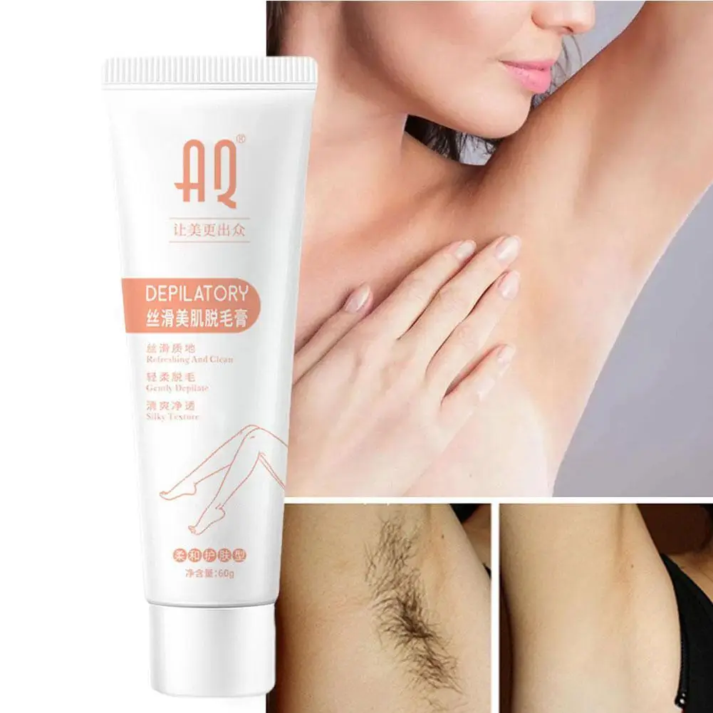 

Gentle Hair Removal Cream Fast Painless Hair Removal Body Care Body Beauty Armpit Arms Smooth Rejuvenation 60g Legs Product X1K5