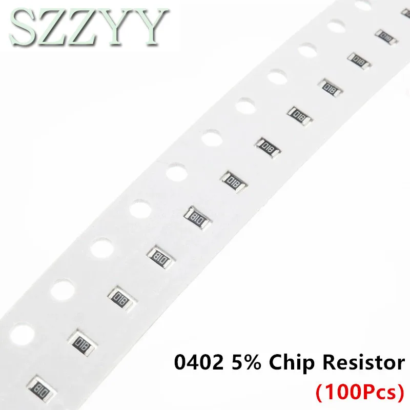 

100pcs 5% 0402 SMD resistor 0R ~ 10M 1/16W 0 1 10 100 150 220 330 ohm 1K 2.2K 4.7K 10K 100K 0R 1R 10R 100R 150R 220R 330R 1M 10M