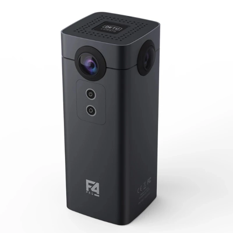 Detu F4 Pro Коммерческая панорамная камера 8K видео 12K фото 5G live VR панорамный обзор