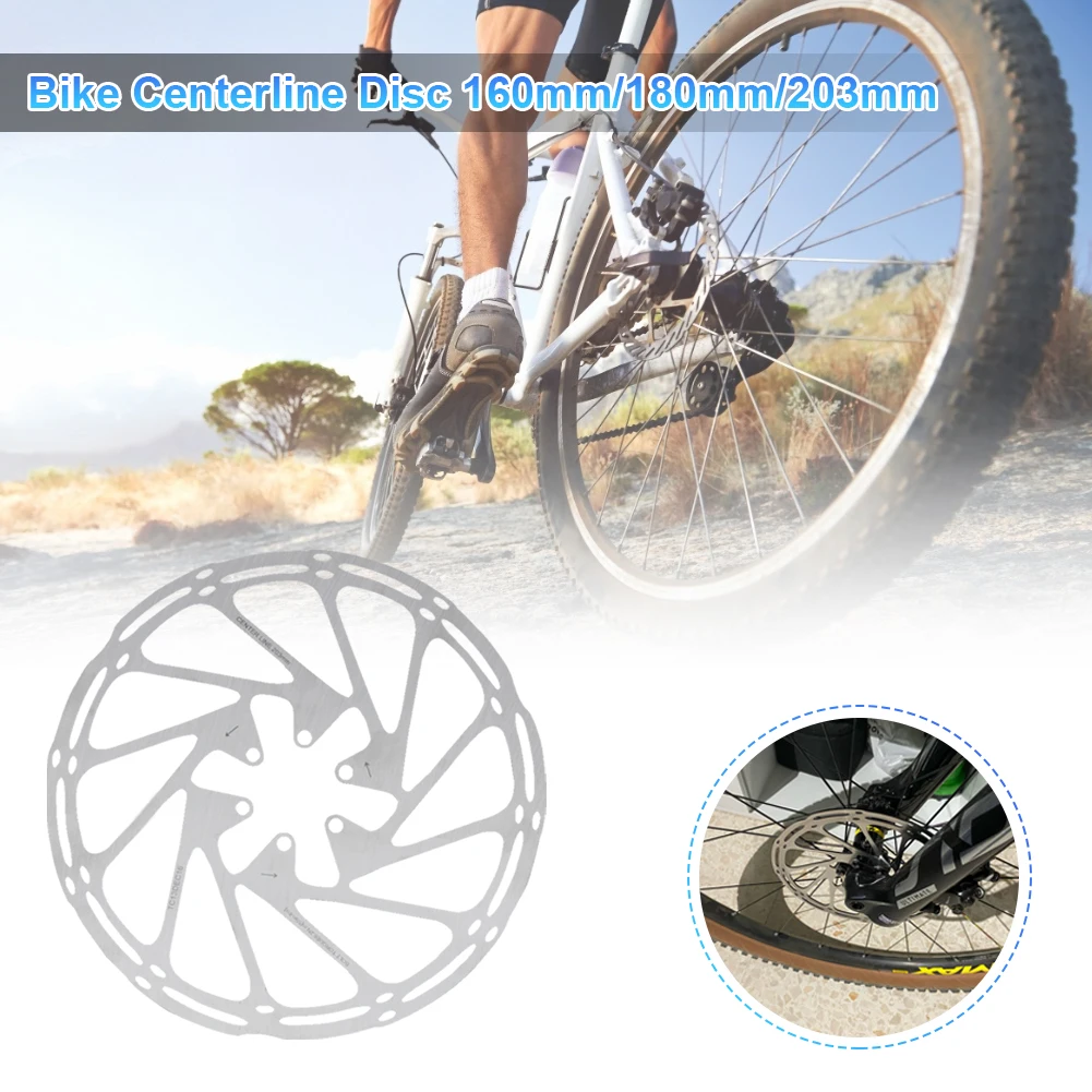 

Bike Disc Brake Rotor Centerline 160mm 180mm 203mm Stainless Steel Hydraulic Brake Disc Rotors For MTB Road Bicycle Accessories