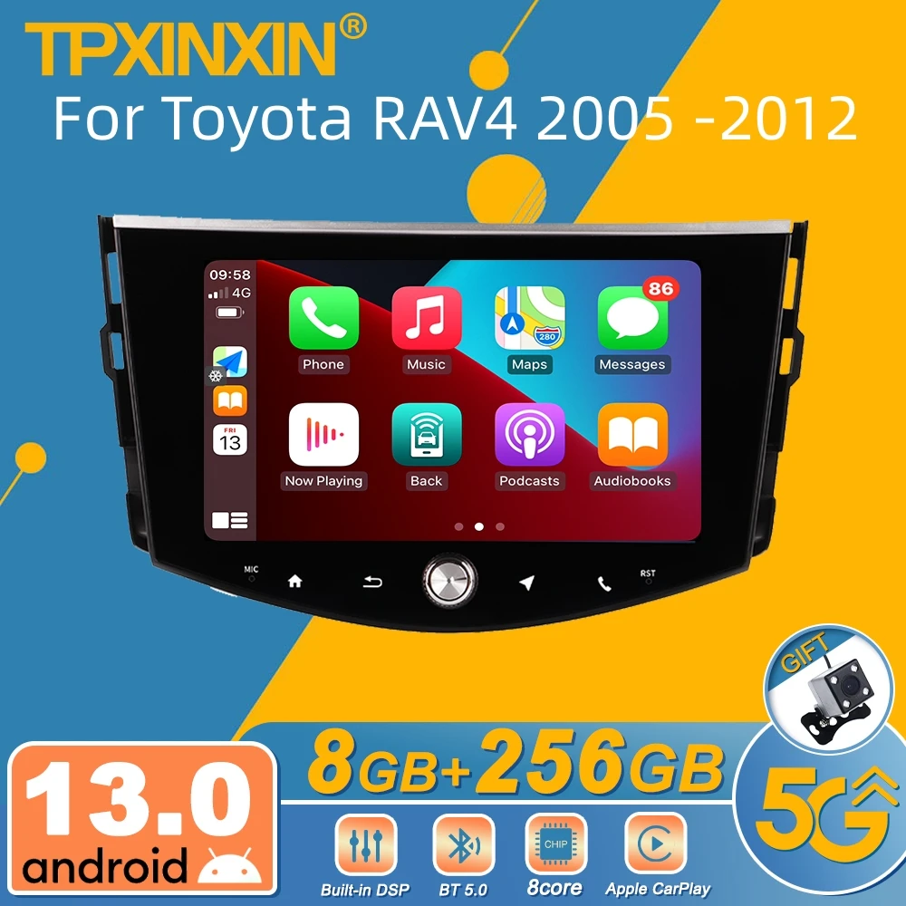 Для Toyota RAV4 2005-2012 Android автомобильный радиоприемник мультимедийный видеоплеер