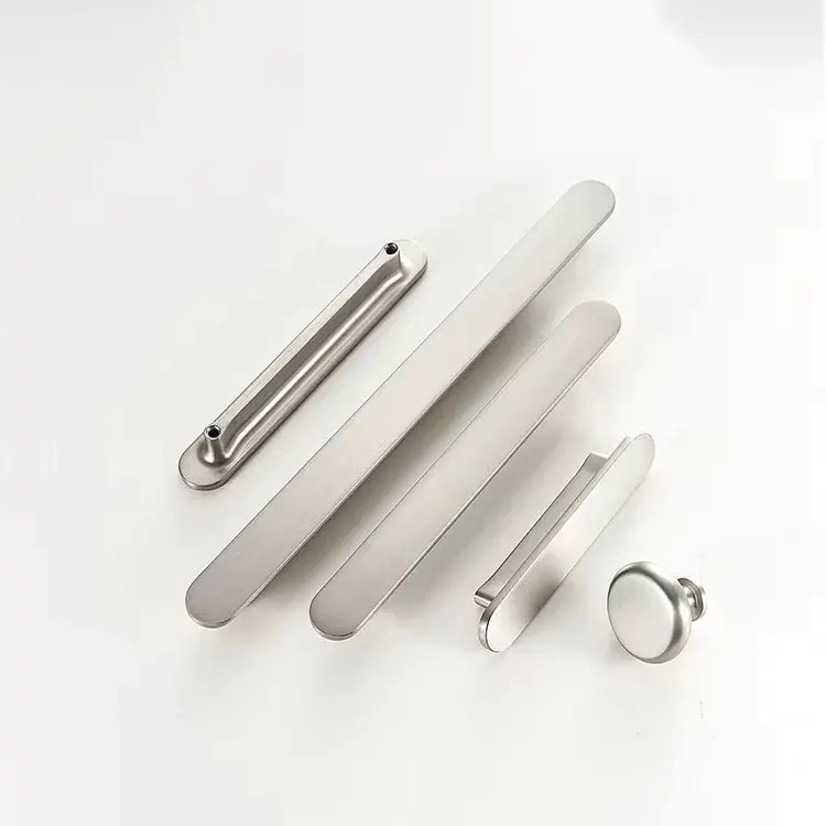 

MFYS матовая зеркальная ручка круглые ручки ящика матовые черные никелевые зеркальные ручки современная простая фурнитура для мебели