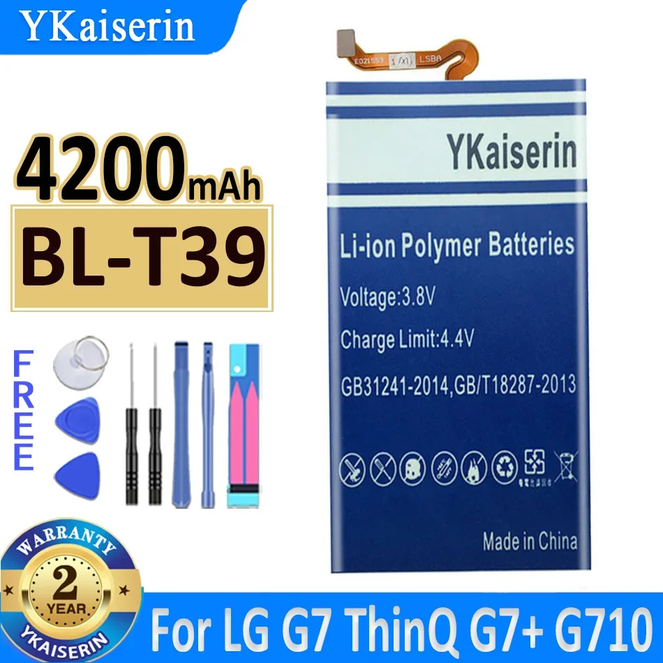 Аккумулятор YKaiserin для LG G4 G5 G6 G7 G8 ThinQ V20 H820 H830 G600L H870 H873 G7+ G7ThinQ LM G710 Q7+ BL 42D1F 44E1F 51YF T32 T39