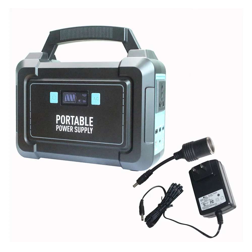

Amazon Top Seller Mini Split AC Solar Portable Power Station Generator 40000mAh Power Backup 18650 Battery Generator for Camping