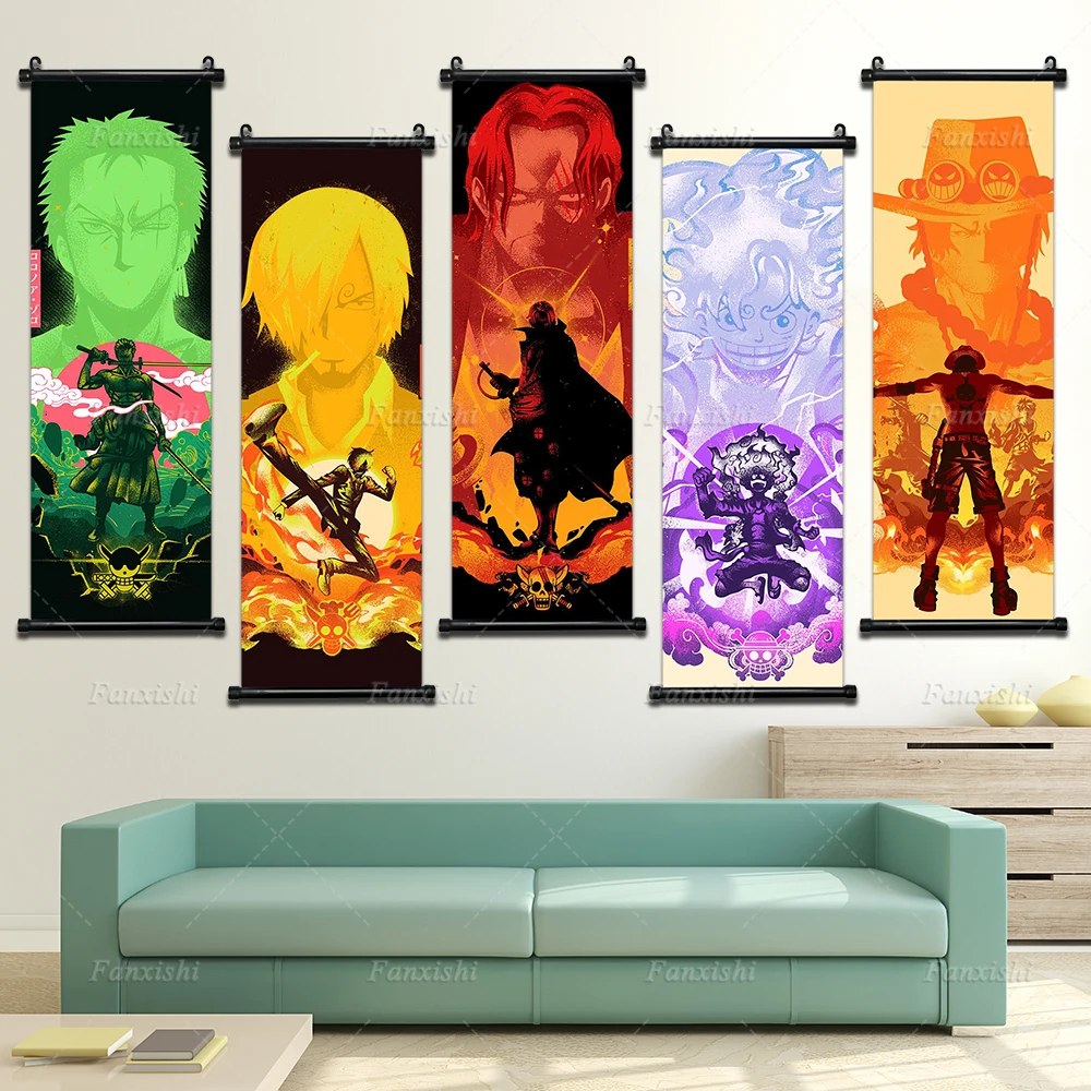 

Настенная картина «свиток», Современное украшение для гостиной