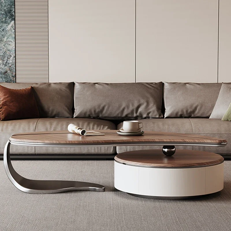 Кофейный столик с регулируемой высотой компьютерный современный Кофи-столик для