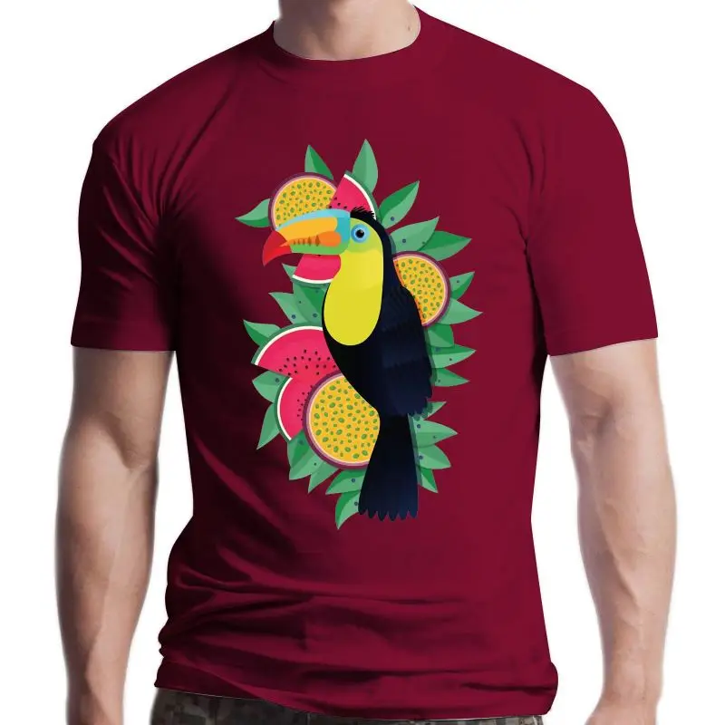

Новая тропическая футболка Toucan, тукан, птица, животное, природа, джунгли, цвет фруктов, тропический мир