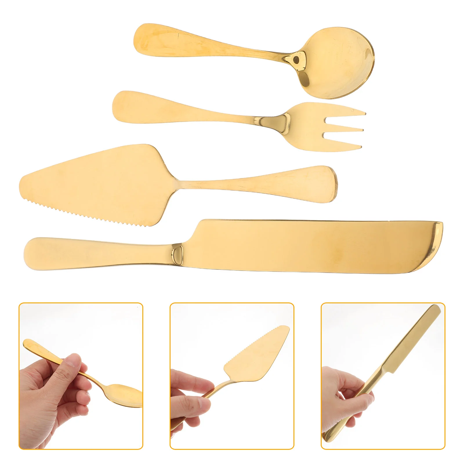 

Fork Knife Combination Cake Cut Tools Stainless Steel Spoon 14 Piece Set Cutting Cutters Severing Mousse Banquet Kit