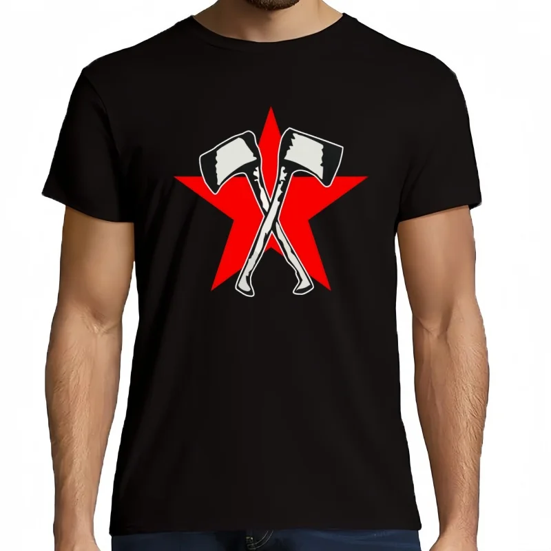 Фото Camiseta Negu Gorriak - |   Алgodón |   Манга Корта - Тидидо трубчатое, грех косарарас laterales. - Punto liso №2