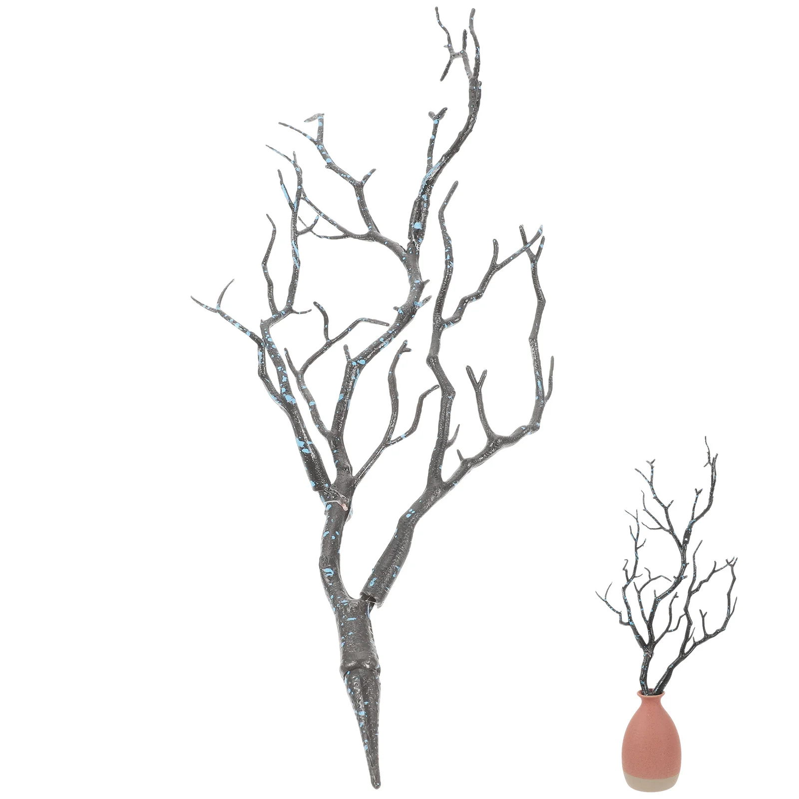 

Plastic Manzanita Branches Dining Table Decor Artificial Antler Tree Adornos Para Mesa Twigs Dry Black Rattan