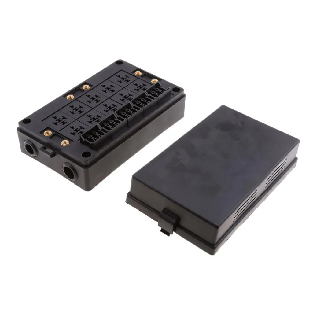 

Automotive 18 Way Fuse Holder Block Circuit Protector Terminals
