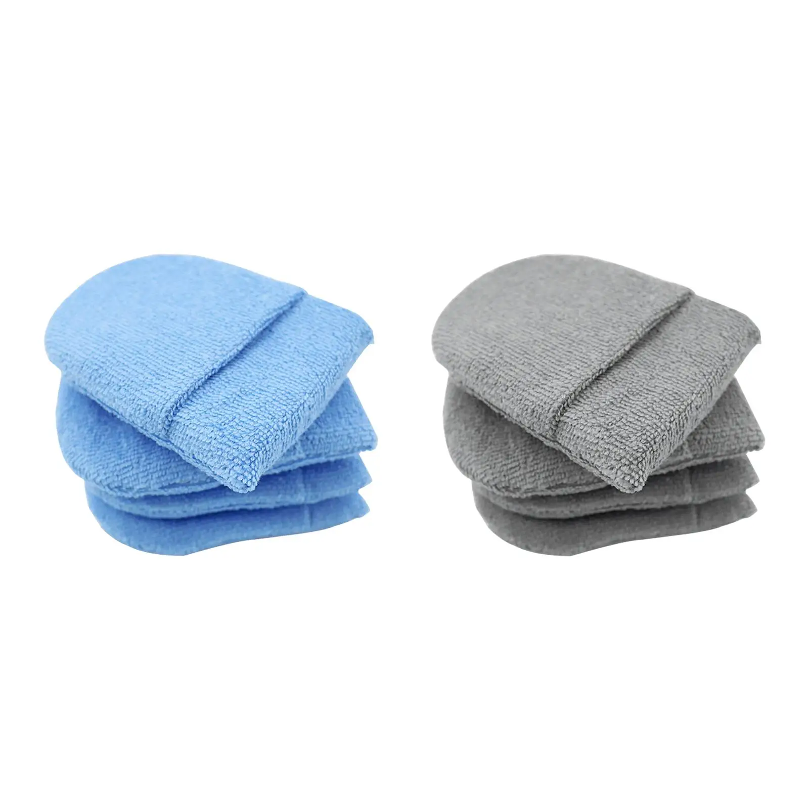 

4 Pieces Car Durable Dashboard Microfiber Foam Mitten with Pocket