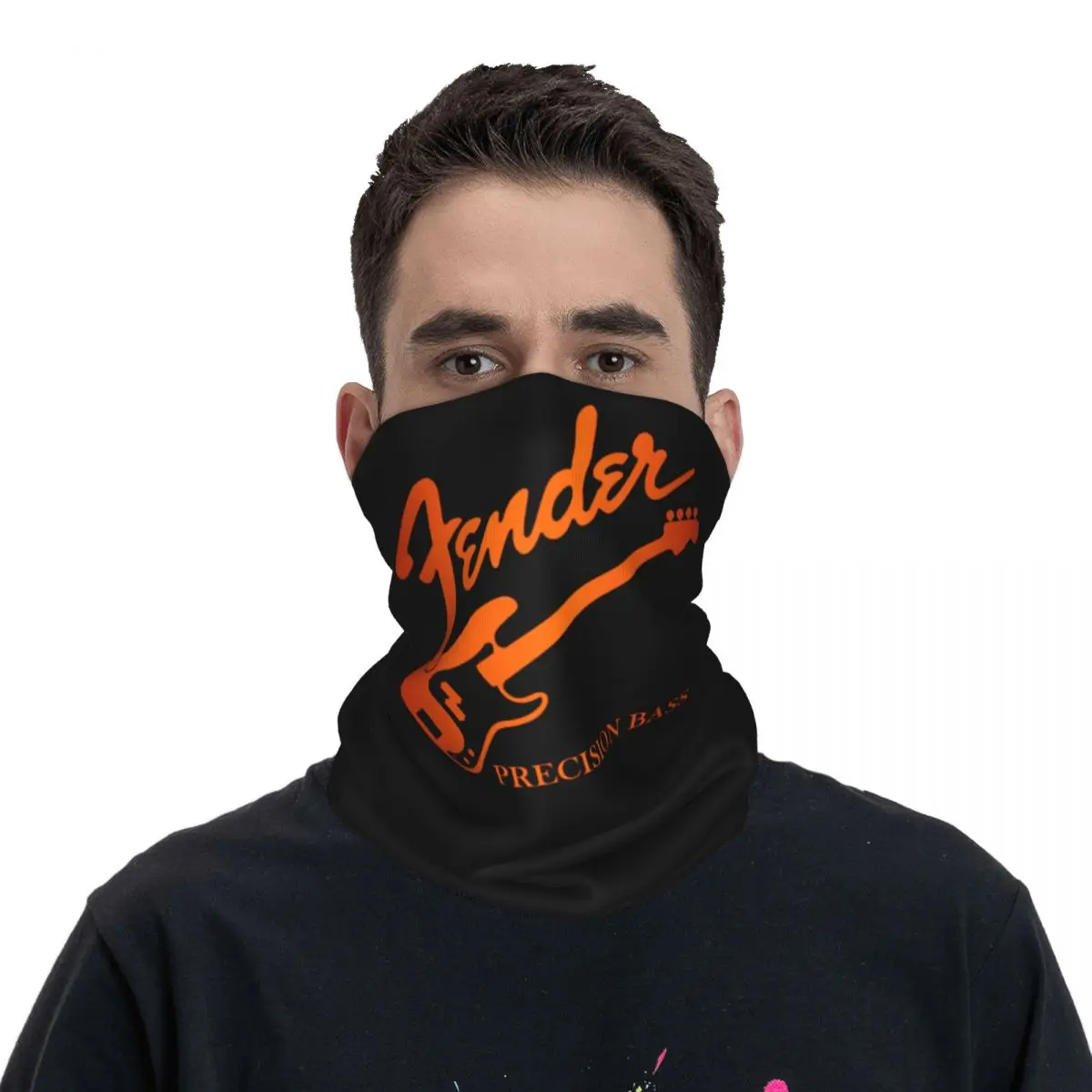 

Fender Musical Bandana Neck Cover Merchandise Guitar Instrument Face Scarf Multifunctional Headwear
