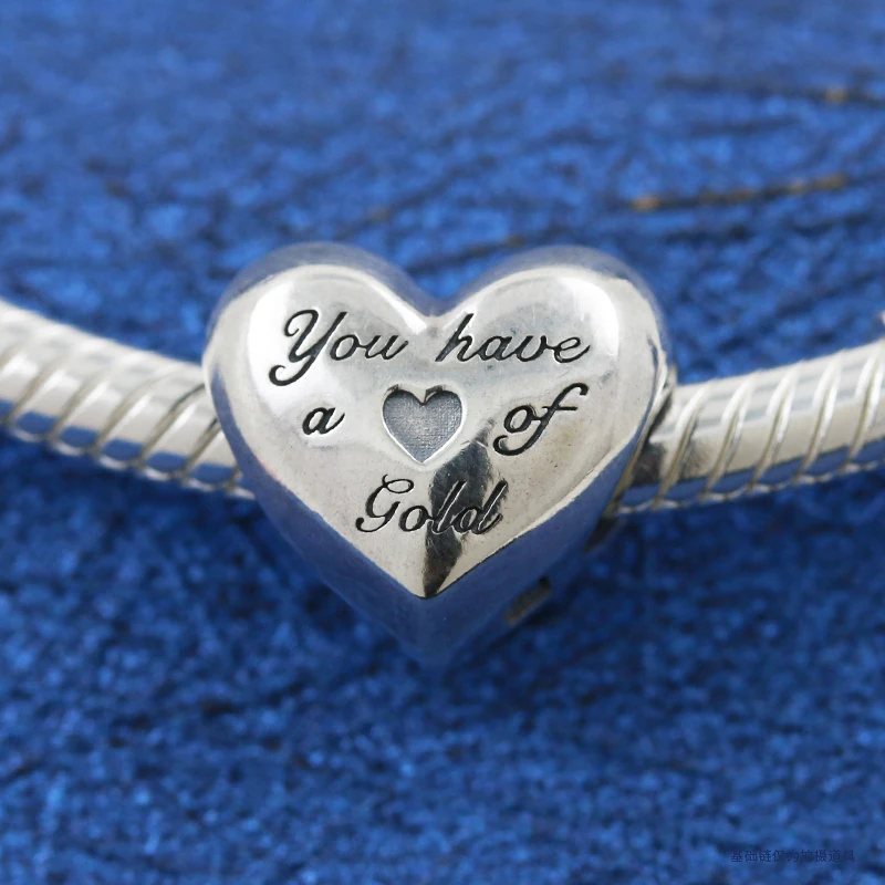 Бусины-шармы сердечки женские из серебра 925 пробы |