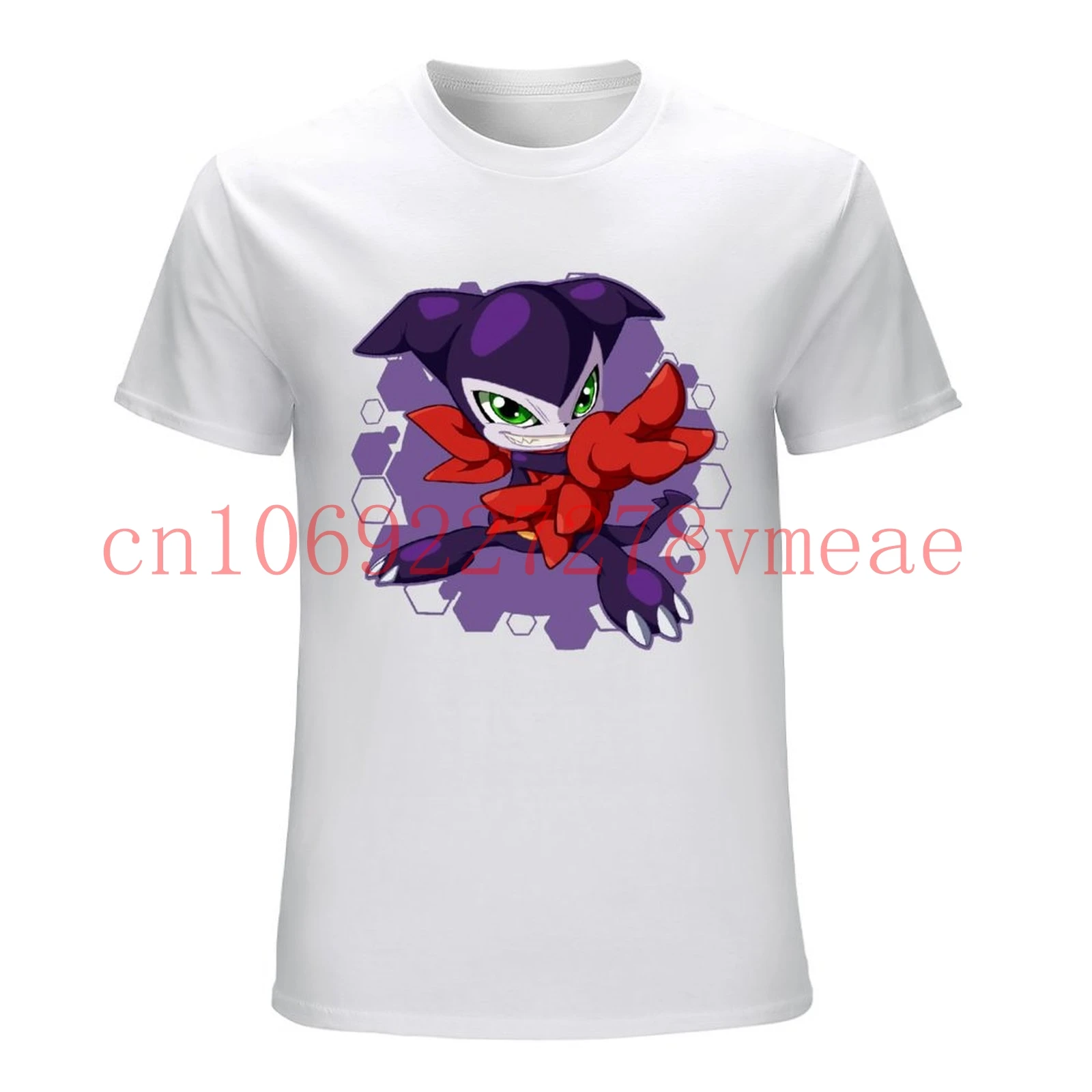 Футболка Impmon Chibi - Digimon для женщин и мужчин 100% хлопок с круглым вырезом футболка