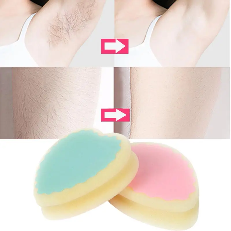 

Soft Painless Hair Removal Sponge Hair Depilation Sponge Skin Care Effective Body Leg Hand Hair Remove Pad Skin Care Beauty Tool