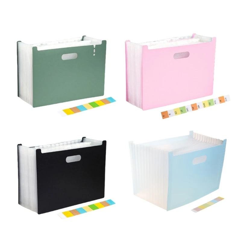 

Document Organizer A4 File Folder Expandable Accordion Folder 13 Pockets Large Capacity for Filling Test Papers Files