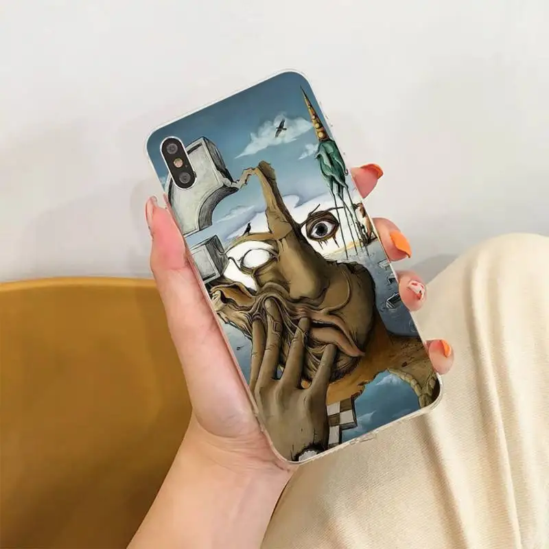 Чехол для телефона LVTLV Сальвадор Дали iPhone 11 12 13 mini pro XS MAX 8 7 6 6S Plus X 5S SE 2020 XR |