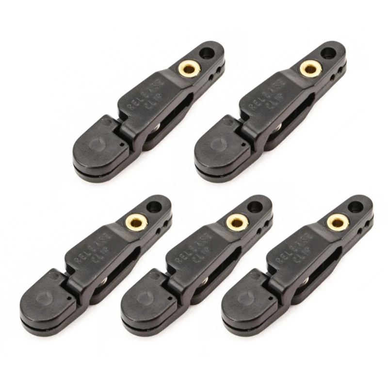 5 шт. портативные зажимы для даунриггера рыбалки тяжелые натяжные защелки