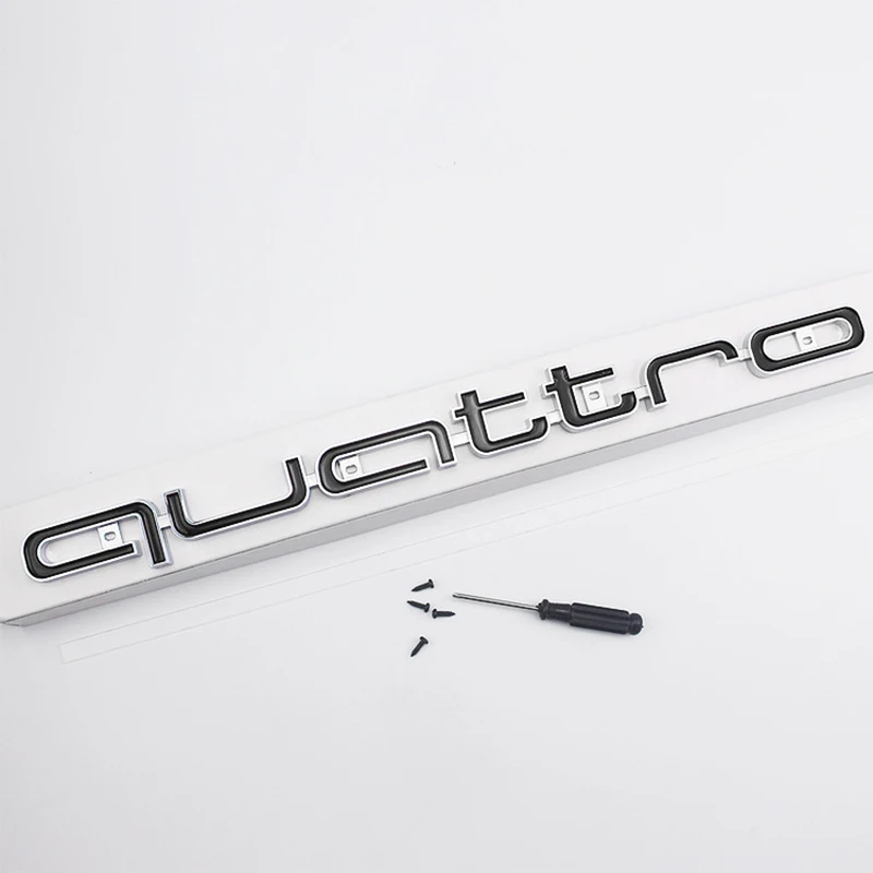 

Эмблема передней решетки автомобиля из АБС-пластика для Audi Quattro Logo A3 A4 A5 A6 A6L A7 A8 Q3 Q5 Q7 S3 S4 S5 RS3 RS4 RS6 значки аксессуары