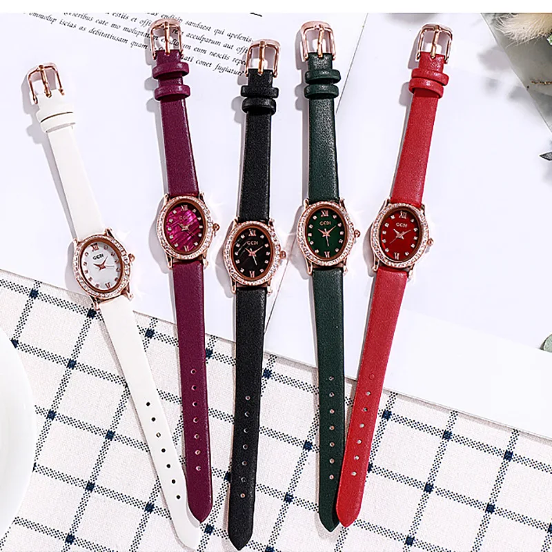Belt Women's Watch Fashion Refined Rhinestone Watch Small Dial Quartz Waterproof Women's Watch