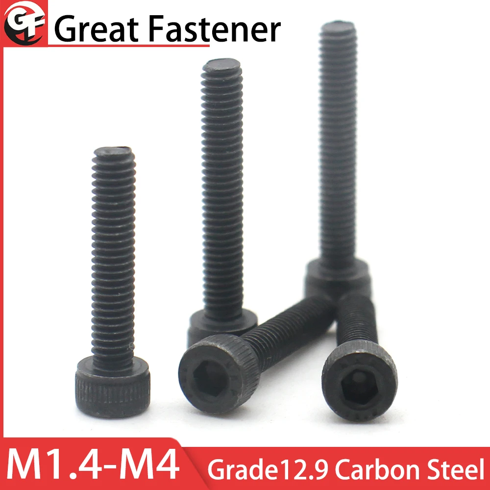 

Болты с шестигранной головкой GUOFEI из углеродистой стали класса 12.9 M1.4-M10