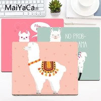 maiyaca custom skin lama llama alpacas animal gamer speed mice retail small rubber mousepad top selling wholesale gaming pad