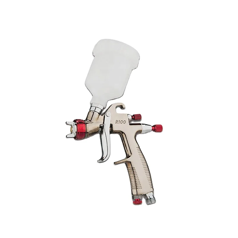 

AEROPRO R100 Высококачественная автомобильная краска, деталь детской краски, пневматический пистолет-распылитель для автомобиля LVLP 2,0-2,4 Бар 100-150 куб. М 140-190 мм-мл/мин