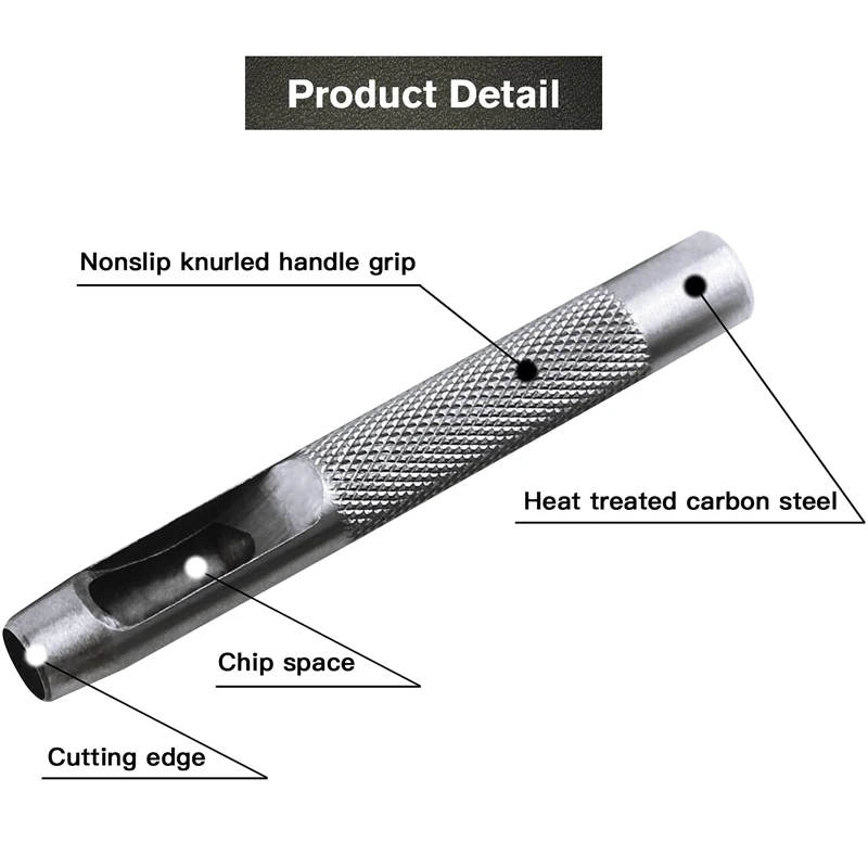 12 шт. набор дыроколов для ремня инструменты работы с кожей Дырокол прокладка