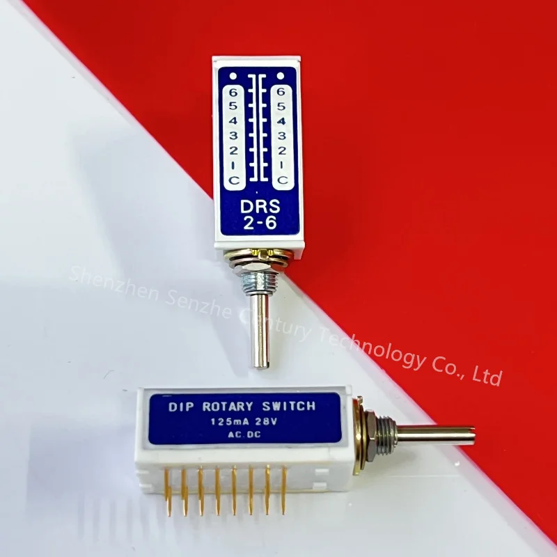 Новые оригинальные DRS26 125mA 28V FUJISOKU поворотный переключатель диапазонов 2 ножи 6