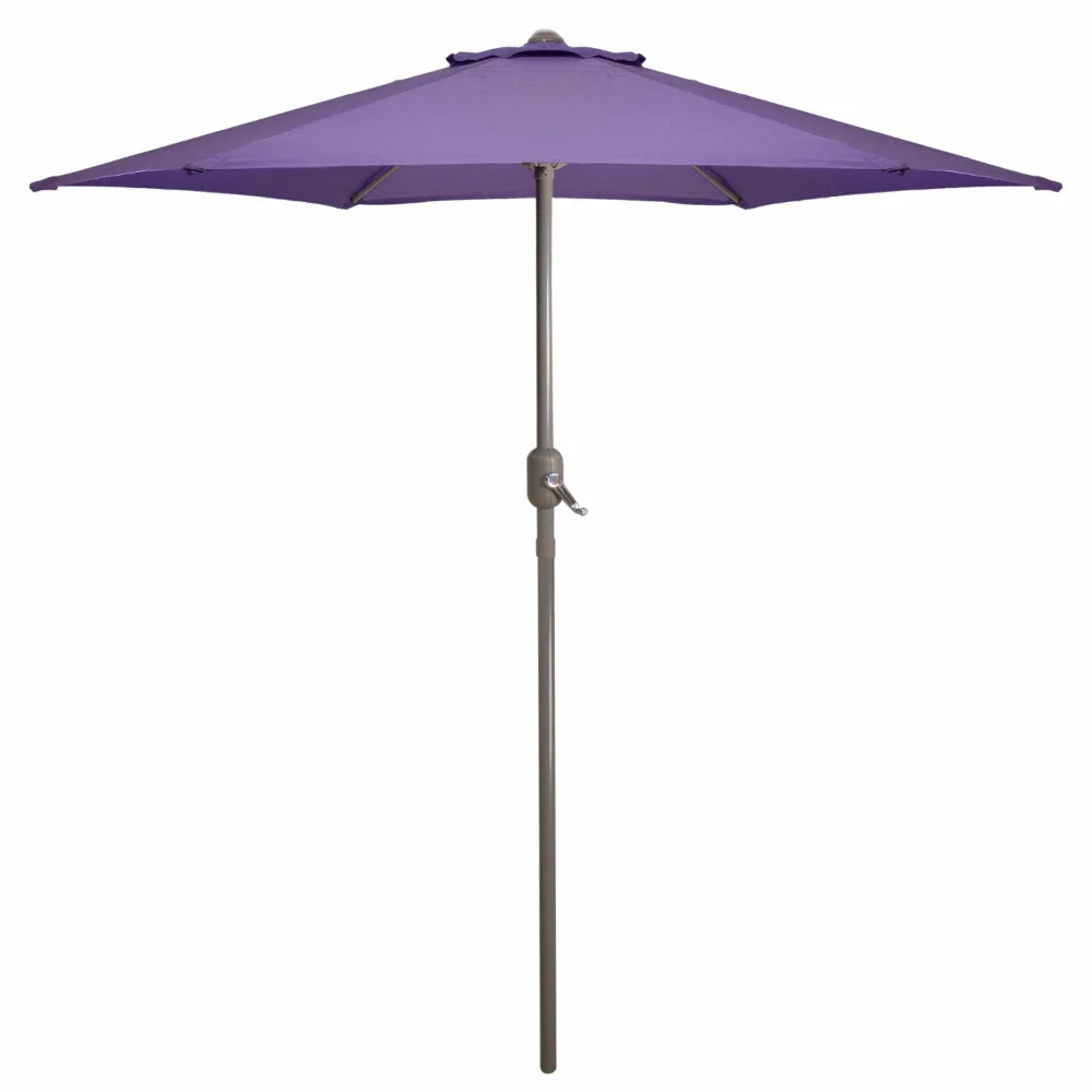 Northlight 6.5 ft. Outdoor Patio Market Umbrella with Hand Crank