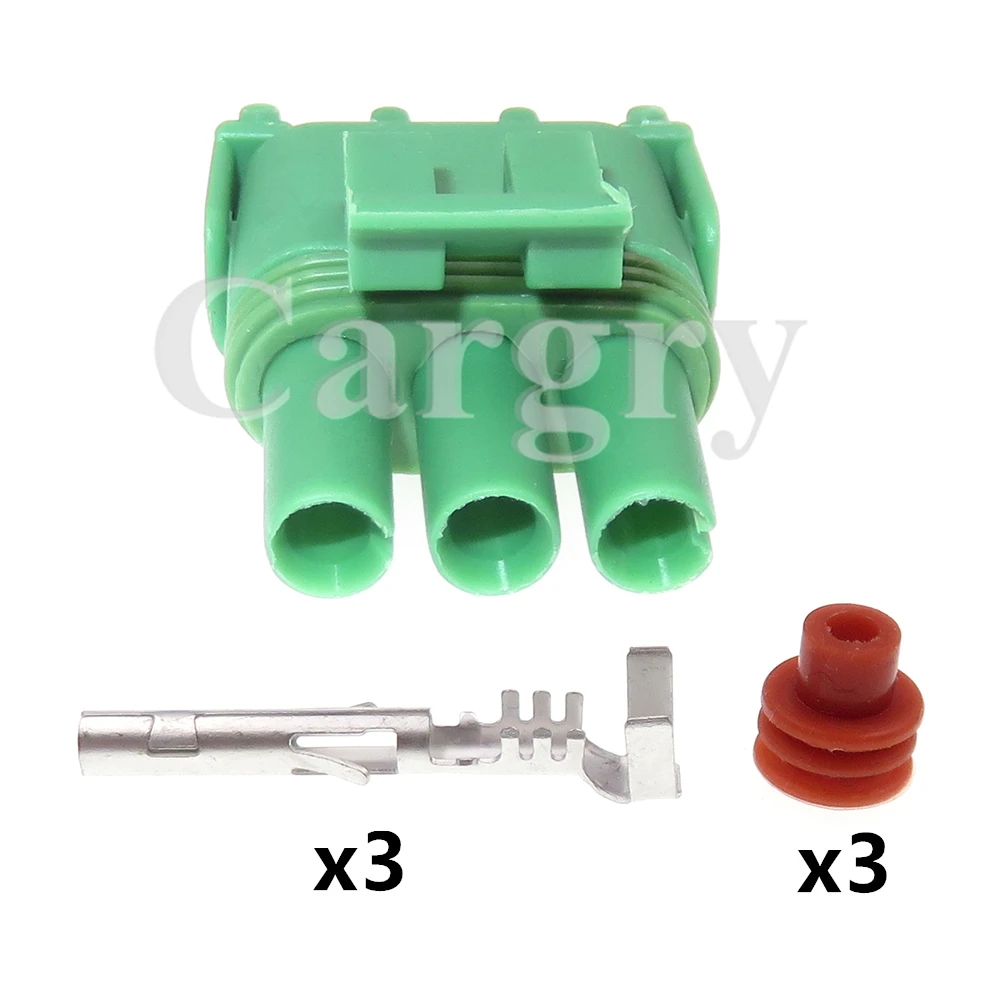 

1 комплект 3P 12020829 12015793 Автомобильный датчик водонепроницаемый Электрический кабель соединитель Зеленый автомобильный герметичный адаптер