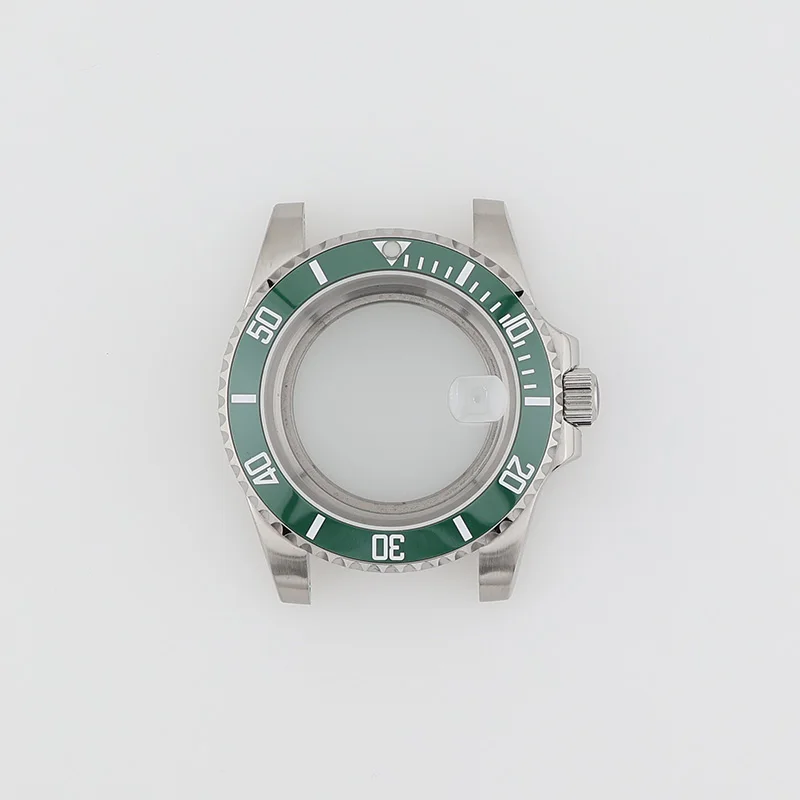 Корпус для часов Submariner Mans Dive 40 мм с желтыми вставками безеля Seiko Mod NH35 NH34 NH36 детали