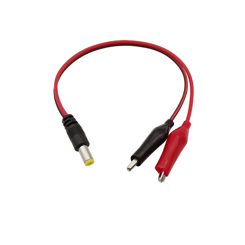 Зажим типа «крокодил», Электрический зажим до 5,5 мм x 2,1 мм, штекер питания постоянного тока/гнездо, разъем, провод, испытательные выводы