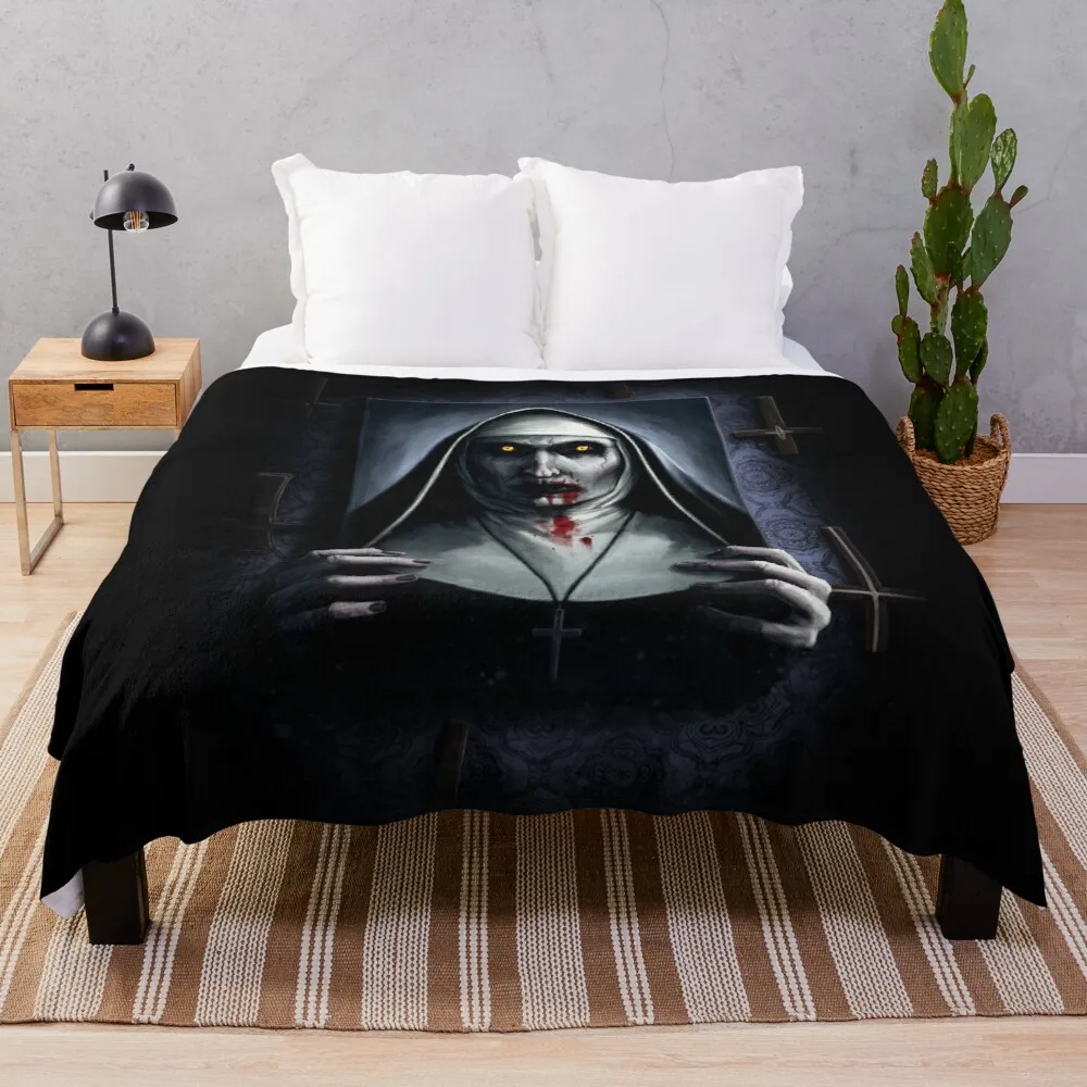 

Valak PaintingThrow Blanket baby blanket microfiber blanket flannel blanket couple sheep wool blanket