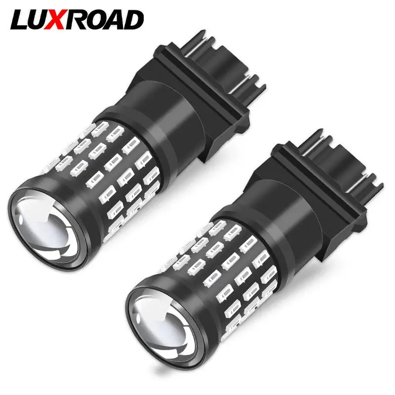 

T25 LED Light 3156 3157 P27W P27/7W 3057 4157 3457 Strobe Flashing Light Blinking Brake Reverse Light Lamp Turn Signal Lamps Red