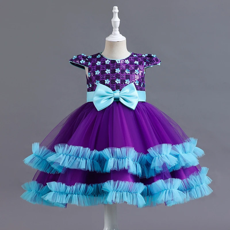 

Halloween Costume Children 2022 New Cosplay Vestido Evening Dresses Kids Carnaval Vestidos For Little Girl Party Dress 4-12 Year