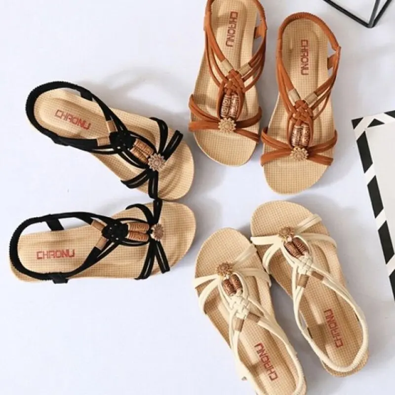

Women Flat Sandals Cute Women Beach Sandals