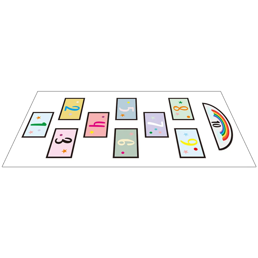 Классическая талисман Floor Vision обучающая игра наклейка детские игрушки с номером
