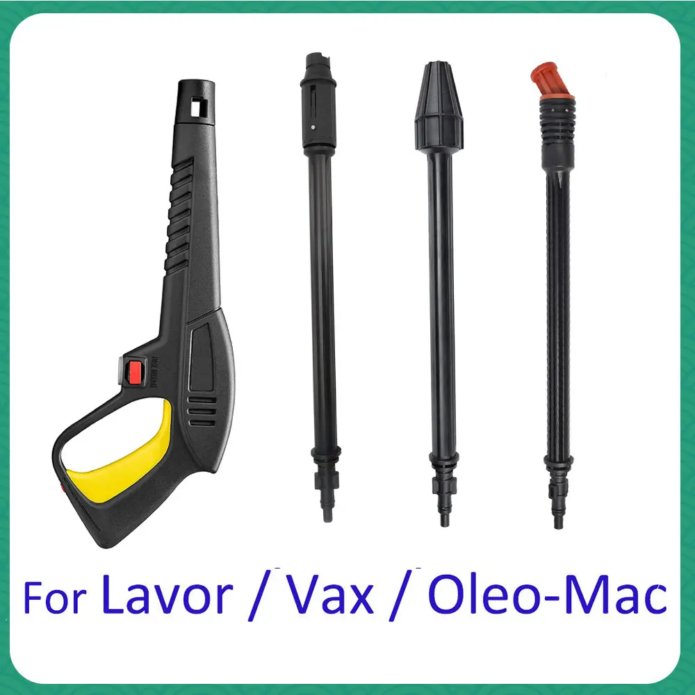 Pressure Washer Gun Lance Nozzle Jet Water Spray Wand for Lavor Lavorwash Bauker Vax Craftsman Generac Oleo-Mac |