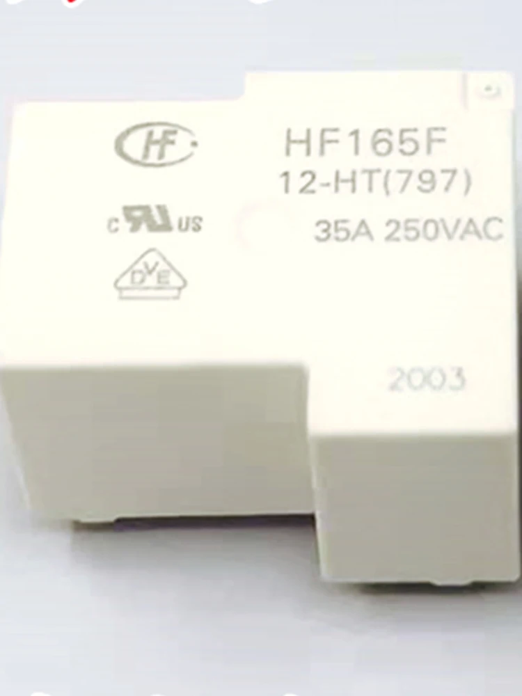 Реле HF165F-12-HT 12 В постоянного тока, 35 А, 250 В переменного тока, 2 шт.