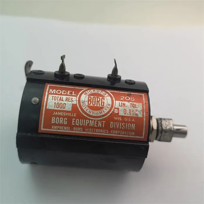 

10-оборотный многооборотный потенциометр, модель 2051K 0.1%, диаметр вала 6,4 мм