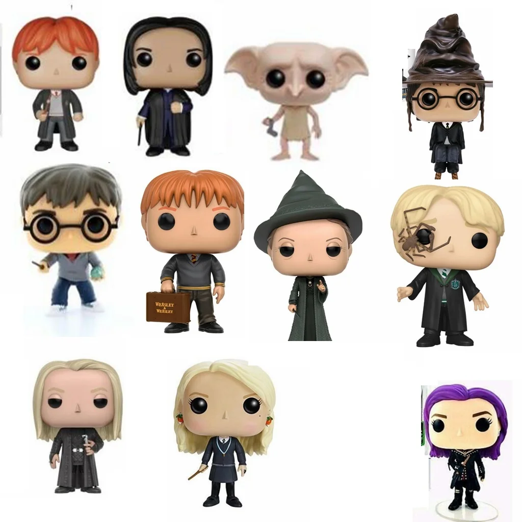 Экшн-фигурка Funko POP из фильма HP7 игрушки Luna Dobby RON WEASLEY северus Snape профессор необрелл