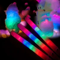 led light up cotton candy cones colorful glowing marshmallow sticks impermeable colorful marshmallow glow stick