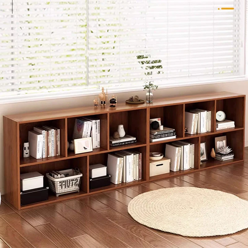 Современная книжная полка с дисплеем угловая буфета Скандинавская для хранения