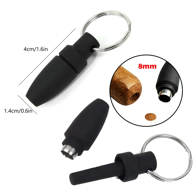 Резиновый Портативный перфоратор для сигар с кольцом ключей